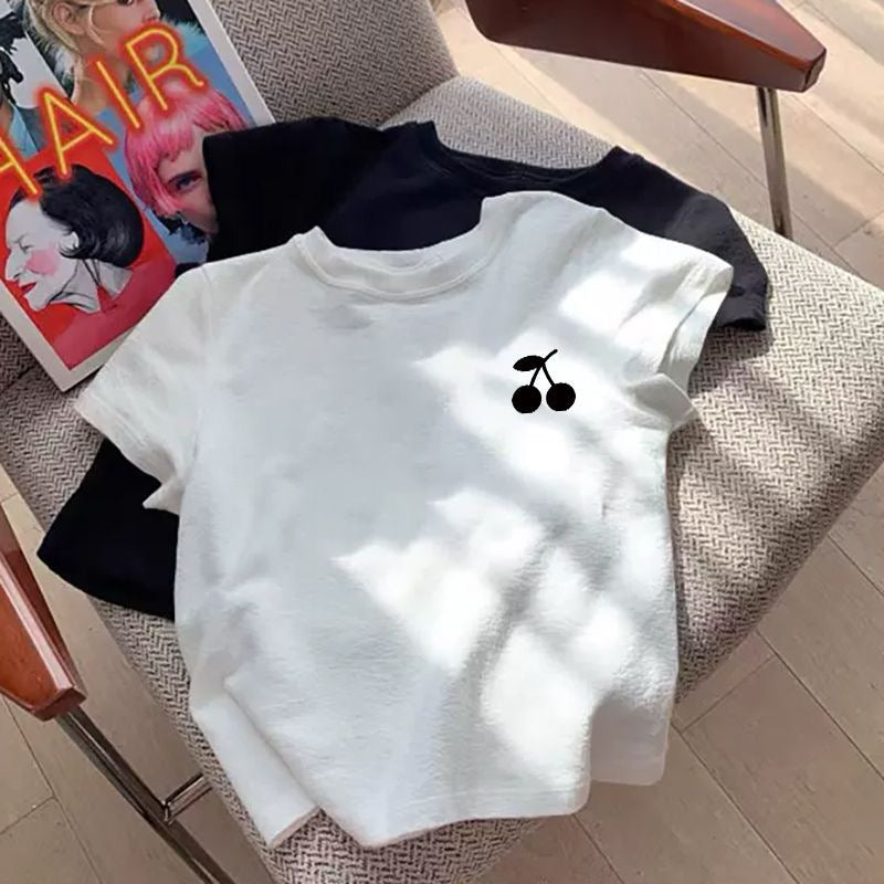 Cherry basic tee