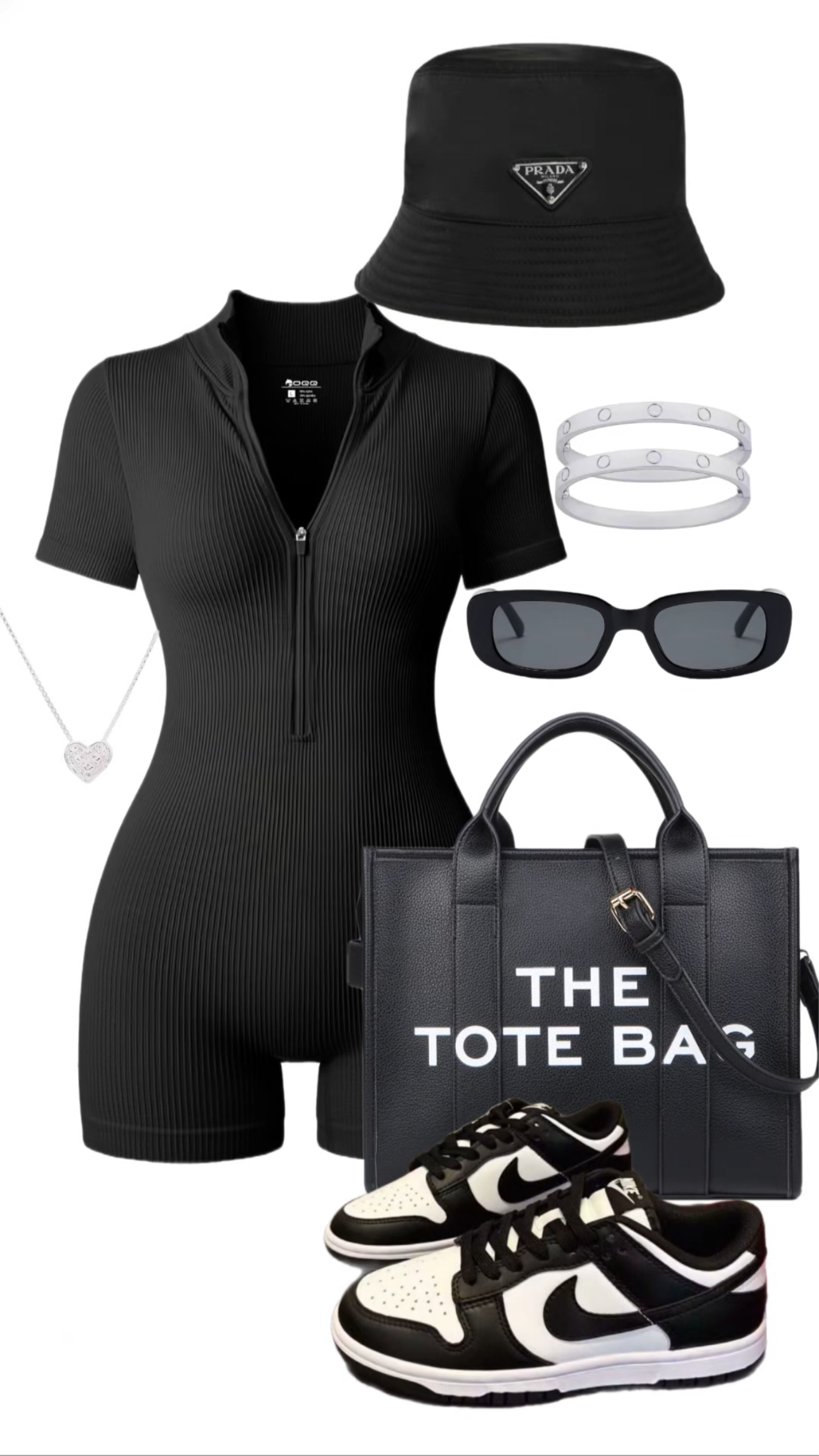 Monochrome Street Chic Combo