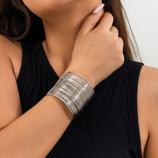 Wide Wire bracelet