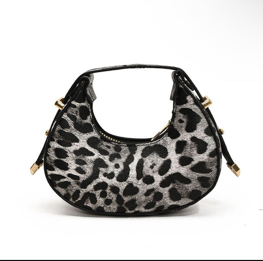 Leopard skin mini bag