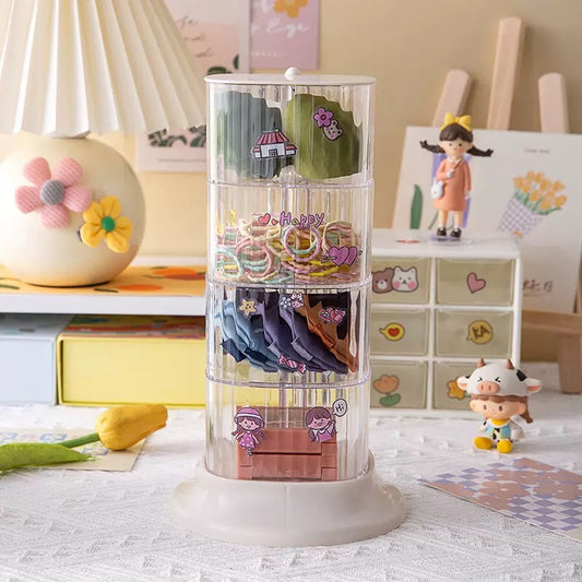 Rotating shelf for accessories