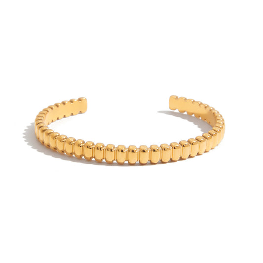 Gold Stacking Bracelet Set