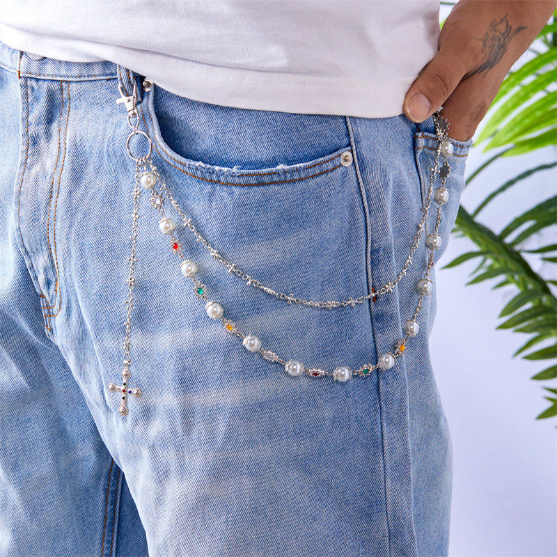 Beaded Chain Pocket Accessory