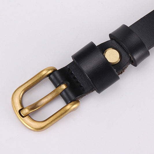 Classic Slim Buckle Belt