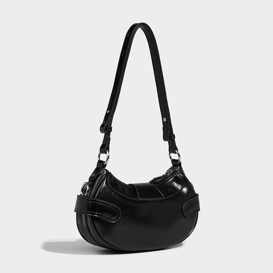 Buckle Detail Shoulder Bag