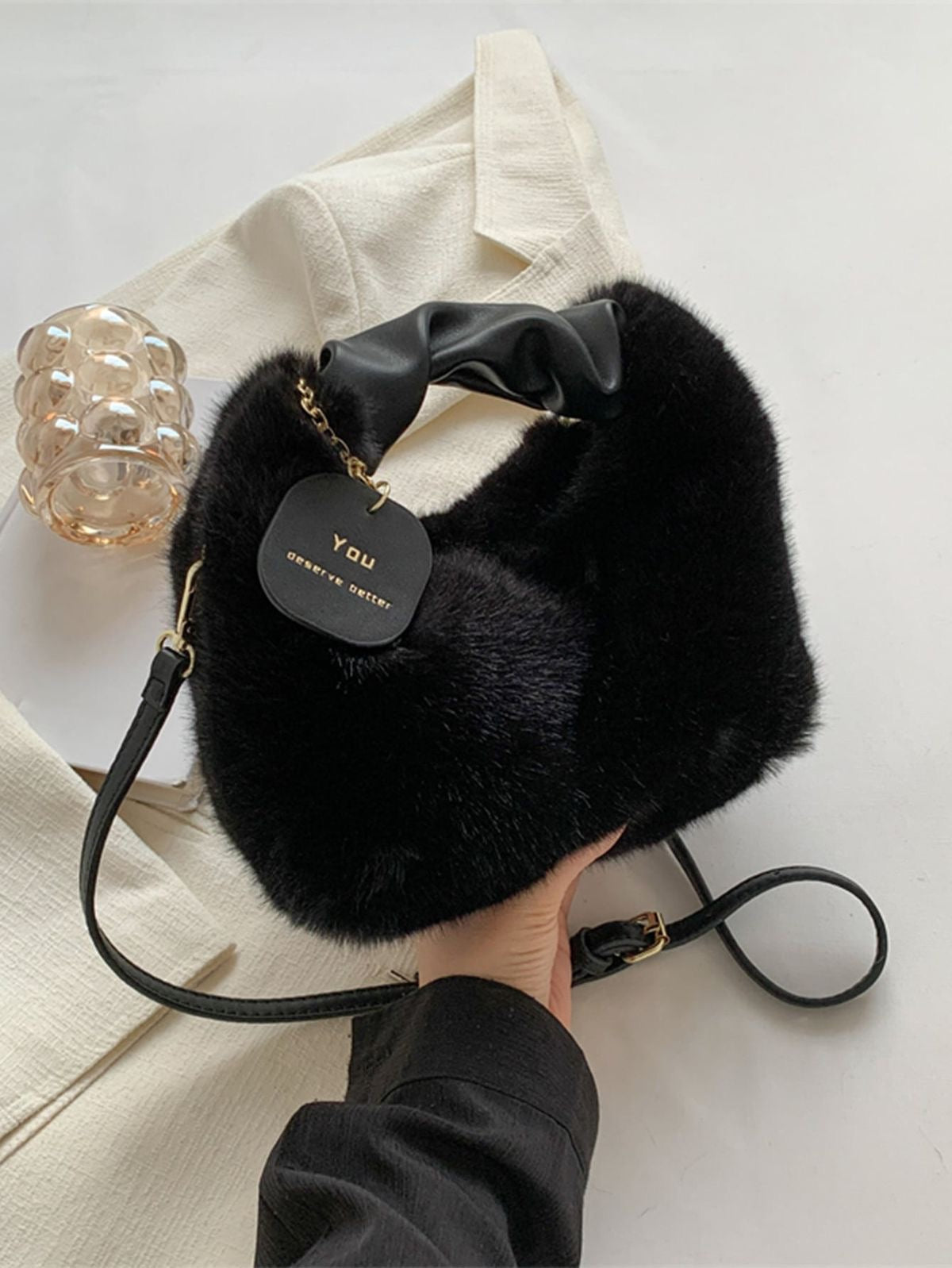 Mini fur bag
