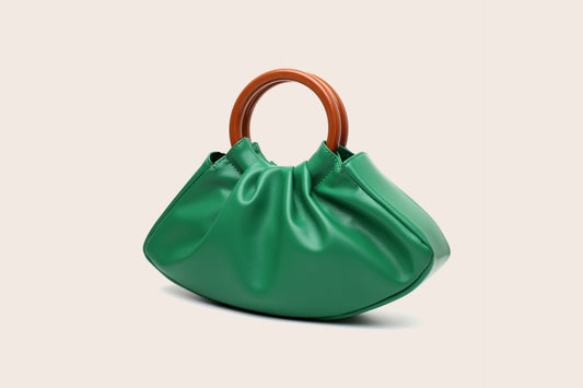 Wooden handle bag