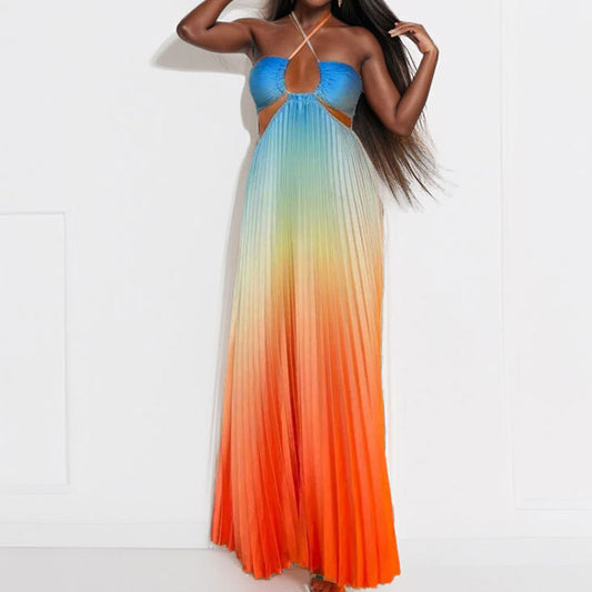 Sunset mirage maxi dress