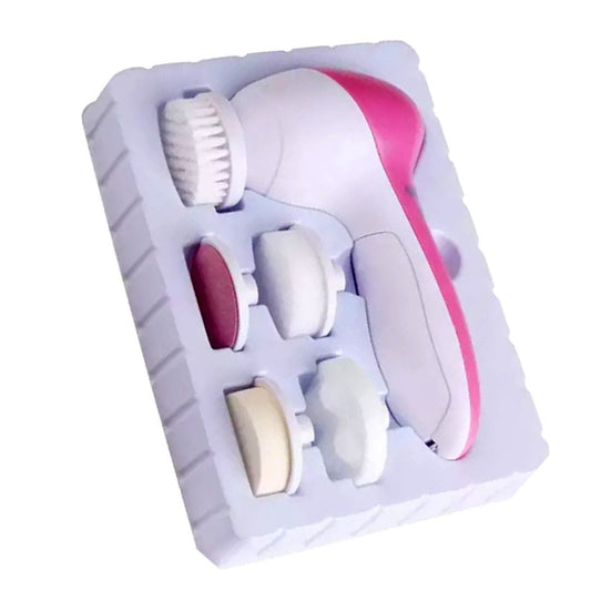 5 in 1 multifunction electric facial cleansing brush