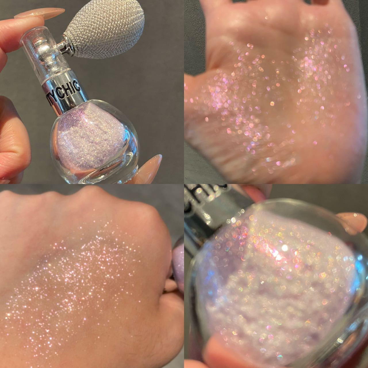 Glitter spray