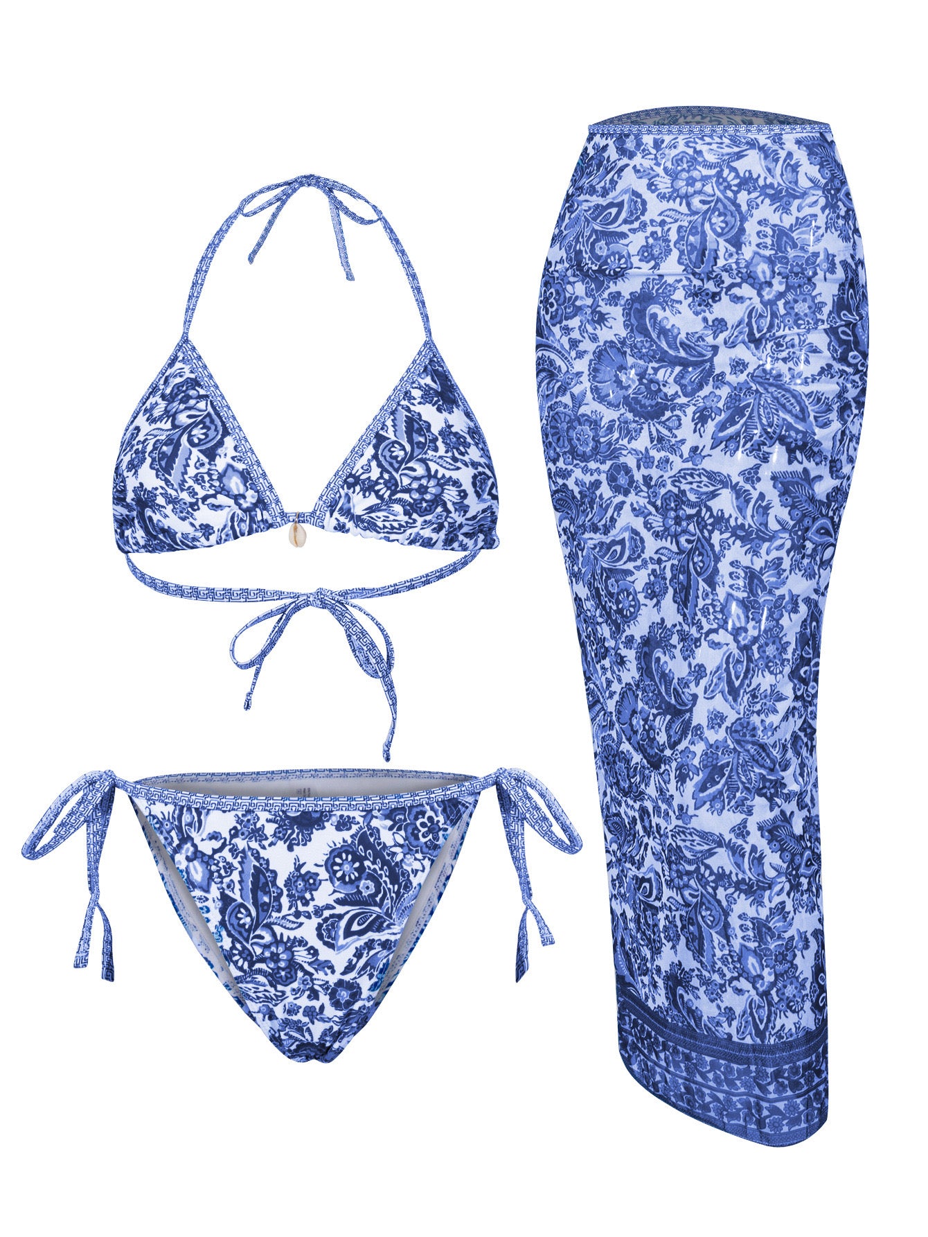 Boho Flair 3-Piece Swim Set