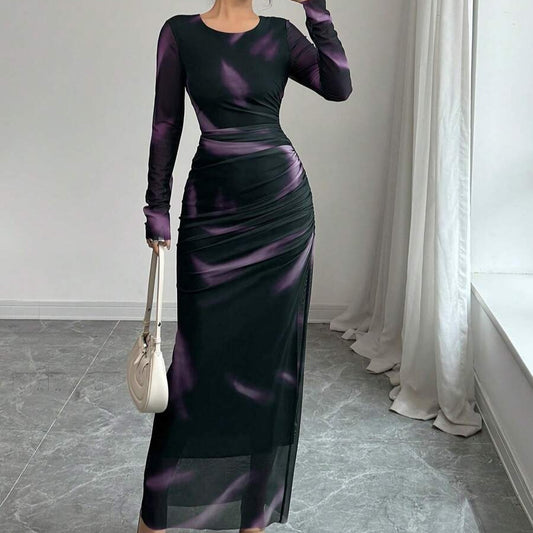 The Aliyah mesh gown