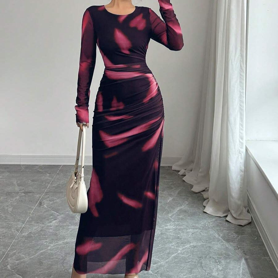 The Aliyah mesh gown