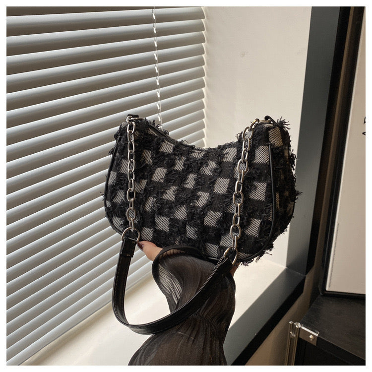 Mini denim bag