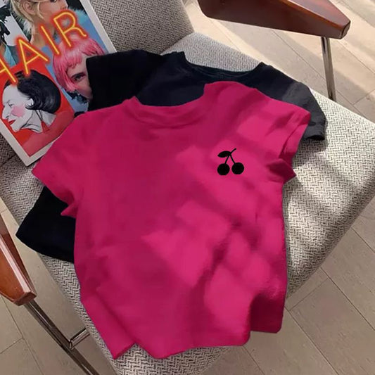 Cherry basic tee