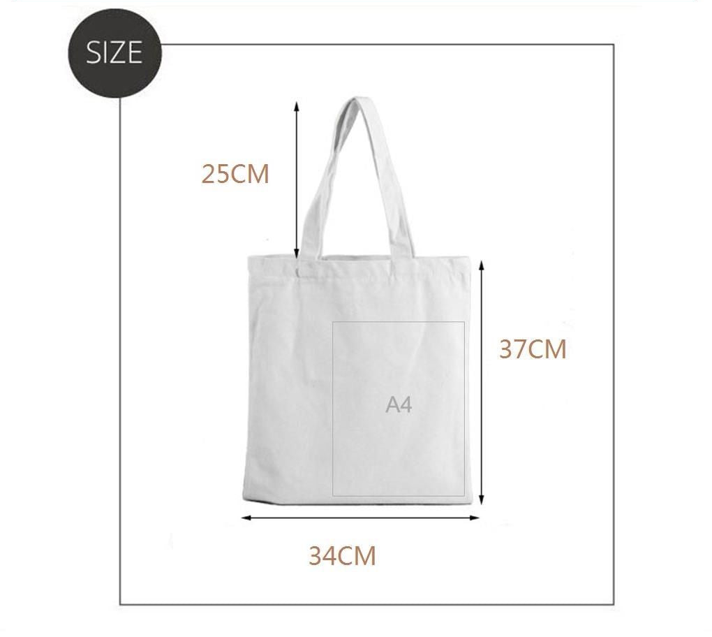 Cat canvas tote