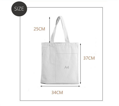 Cat canvas tote