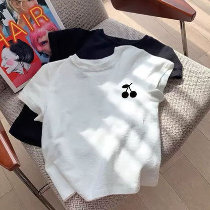 Cherry basic tee