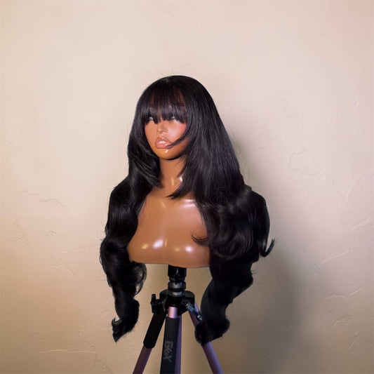 Bouncy layered fringe