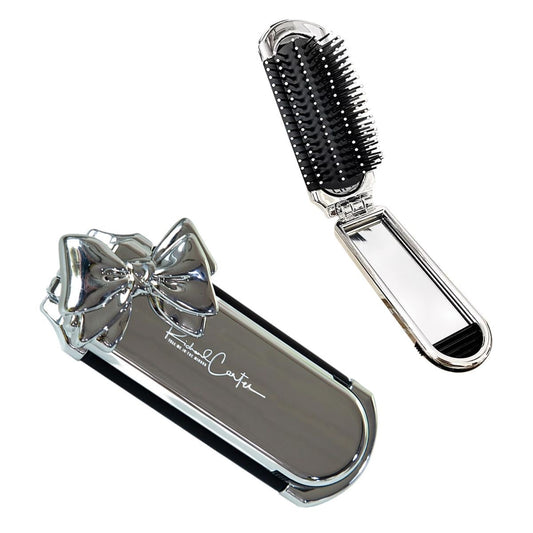 Foldable comb with mirror