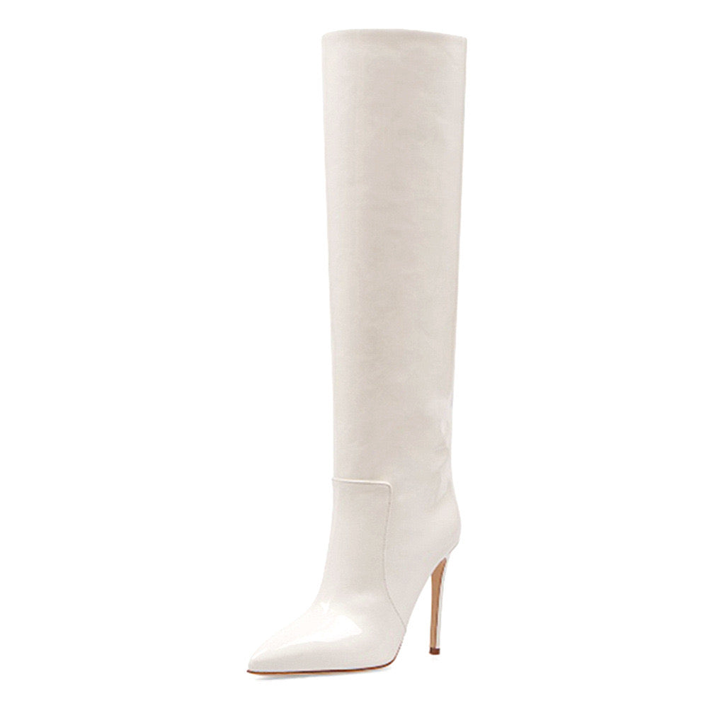 Gloss Stiletto Boots