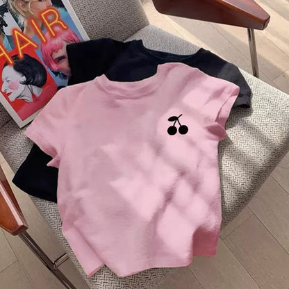 Cherry basic tee