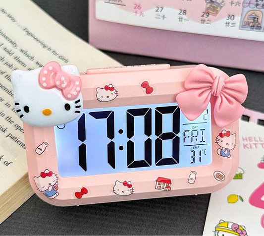 Hello kitty digital clock