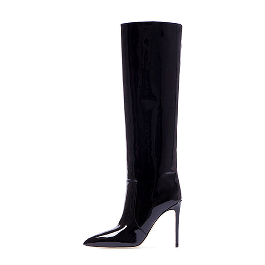 Gloss Stiletto Boots