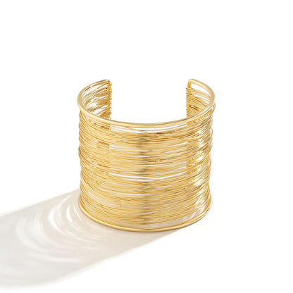 Wide Wire bracelet