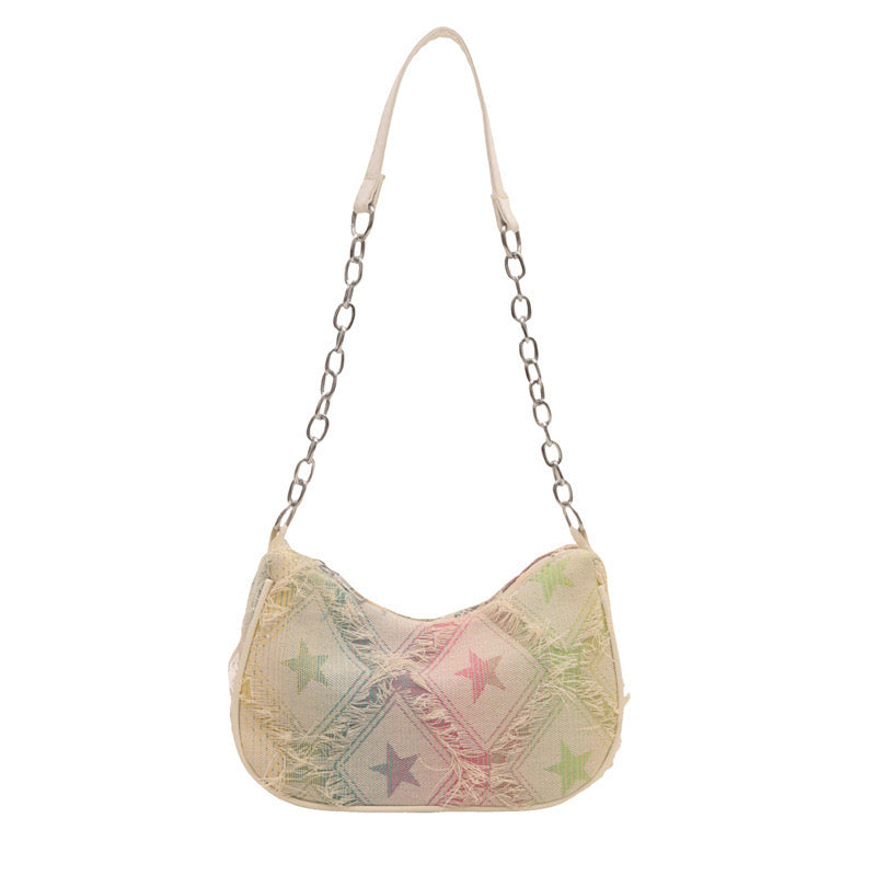 Mini denim bag
