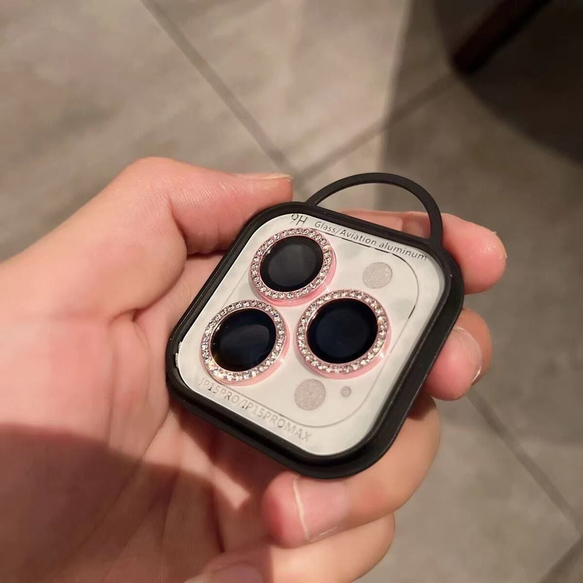 Bedazzled phone camera protectors
