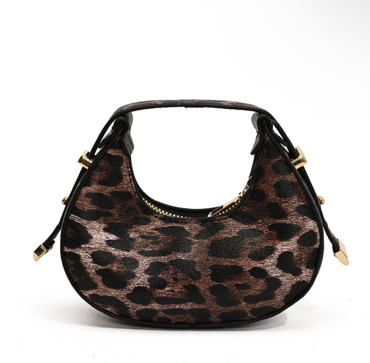 Leopard skin mini bag