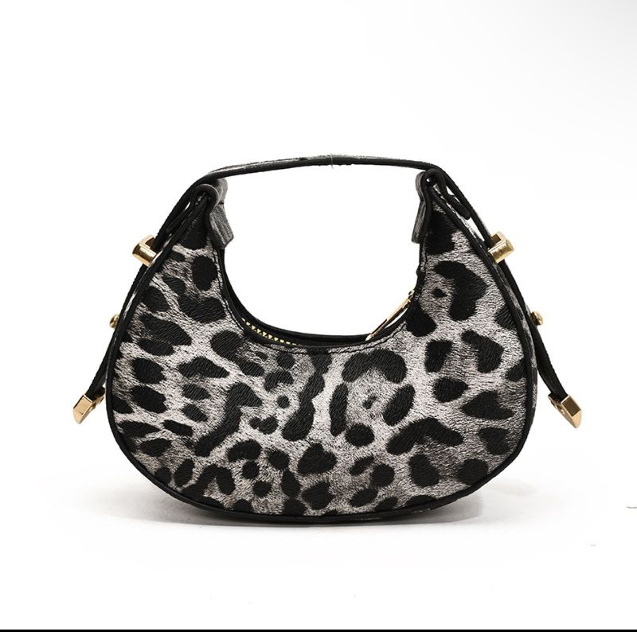 Leopard skin mini bag