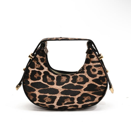 Leopard skin mini bag