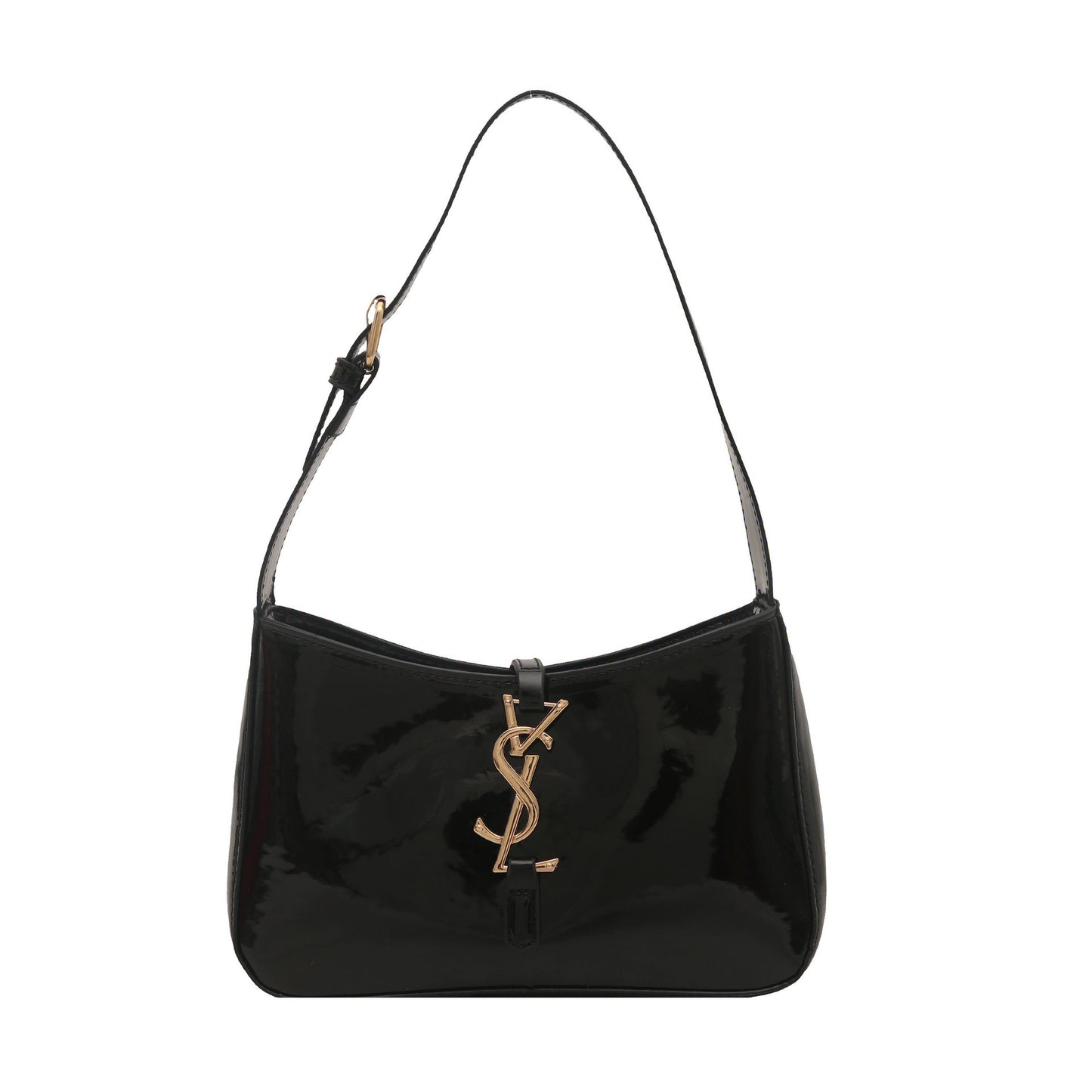 Luxe Patent Shoulder Bag