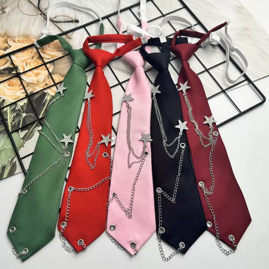 Star Chain Statement Tie