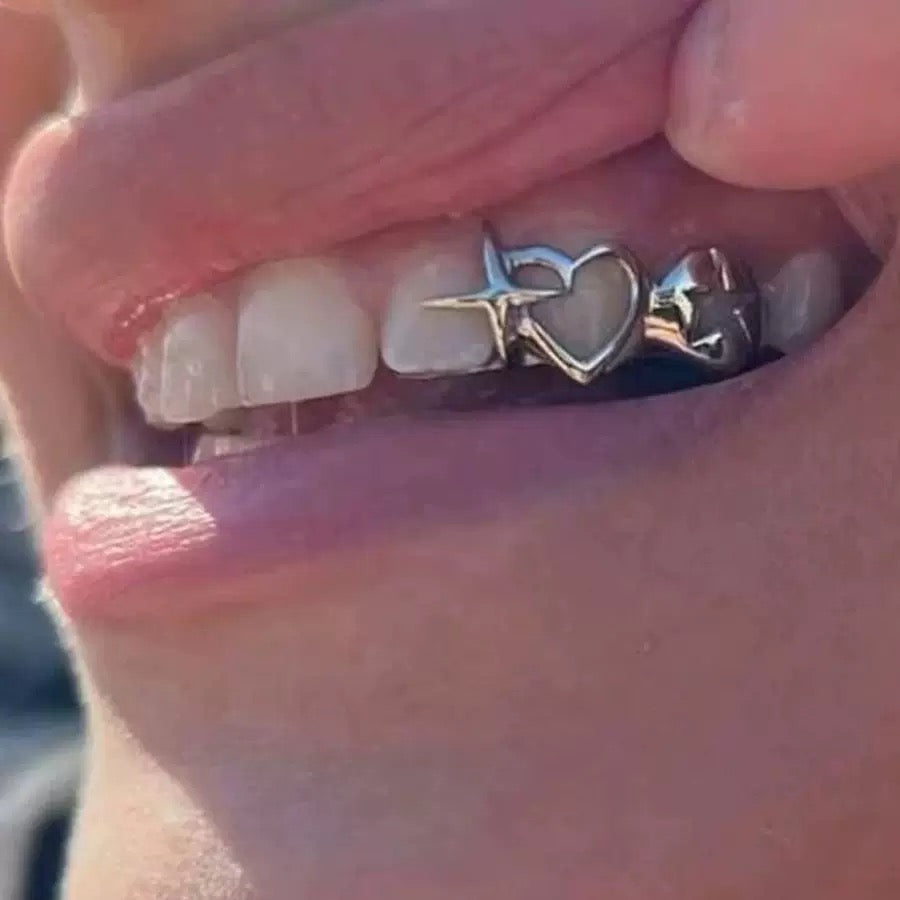 Love star tooth grill