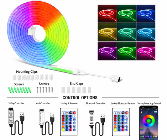RGB neon light (5m long)