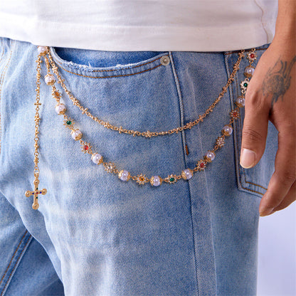 Beaded Chain Pocket Accessory