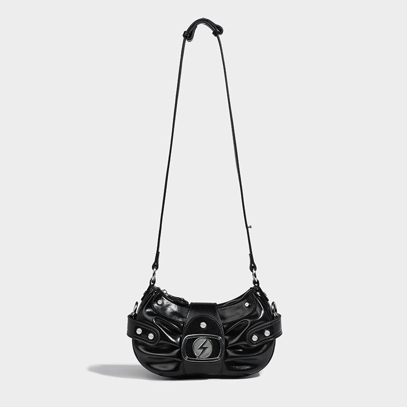 Buckle Detail Shoulder Bag