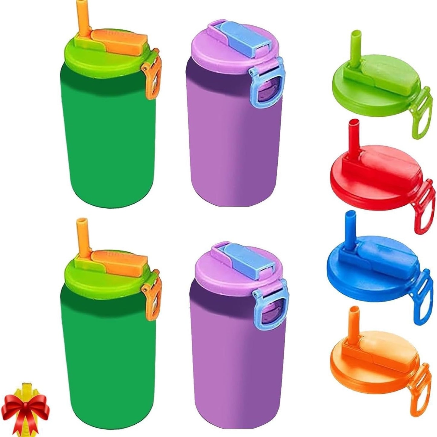 Snap-On Can Straw Lids