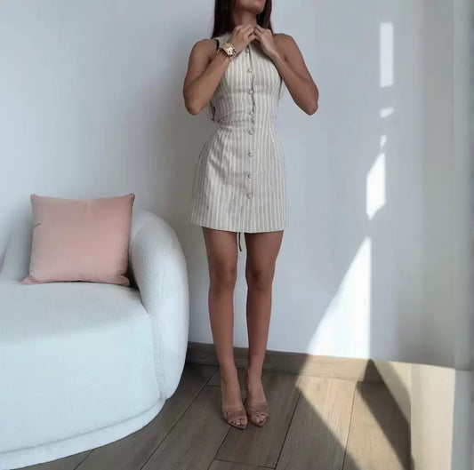 Tweed mini dress