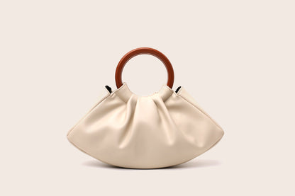 Wooden handle bag