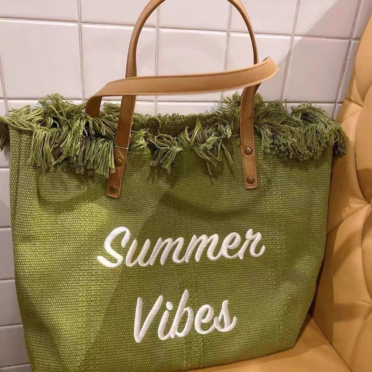 Summer vibes tote bag