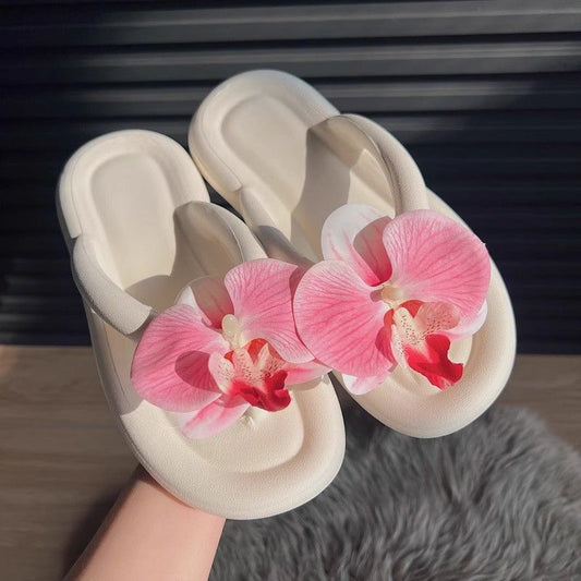 Orchid flip flops