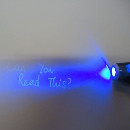 Invisible ink pen