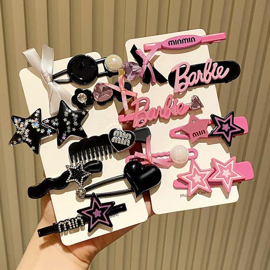 Aesthetic y2k hair clip set