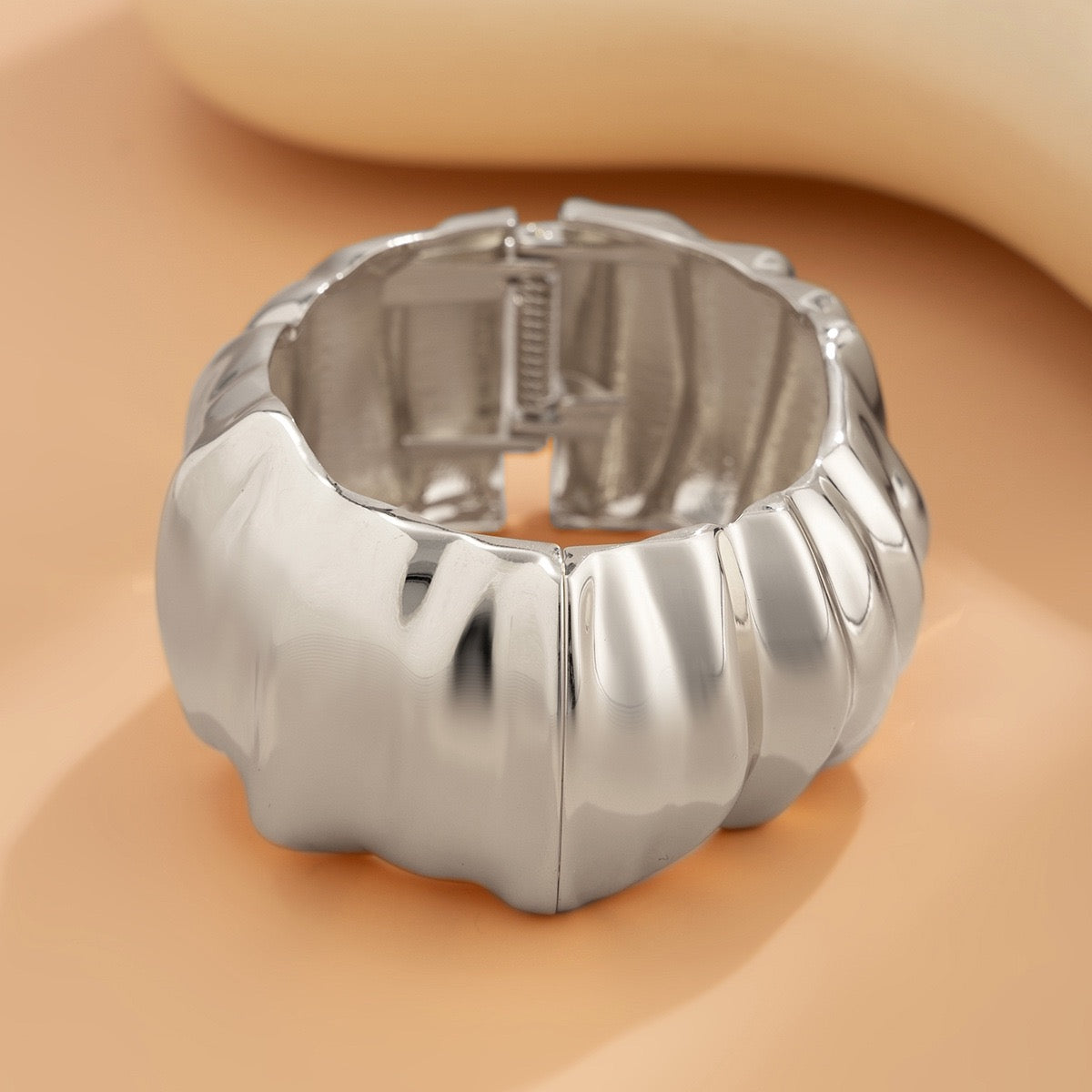Melt cuff chunky bracelet