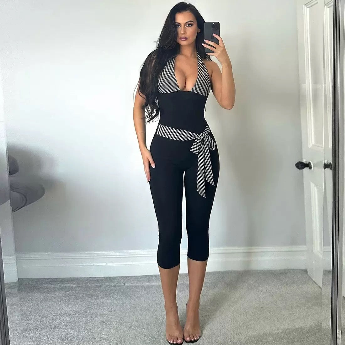 Luna capri jumpsuit