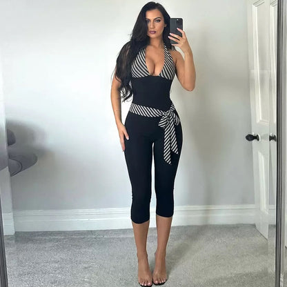 Luna capri jumpsuit